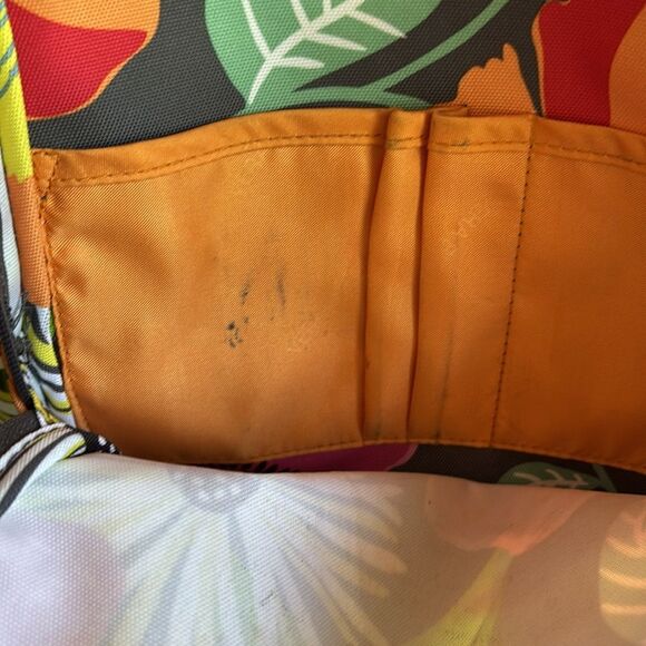 Vera Bradley lighten up campus large backpack in jazzy blooms Multicolor EUC! - Picture 4 of 12